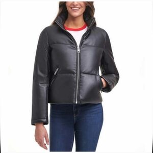 Levi's Ladies' Faux Leather Puffer Jacket